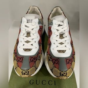 NIB Gucci Multicolor Rhyton Sneakers Women’s